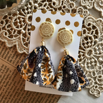 布製タッセル✱秋冬ピアス