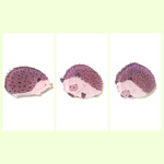 ハリネズミのブローチ