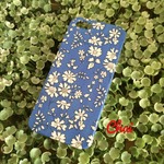 再入荷 No.75 リバティ capel ブルーのiPhoneケース 