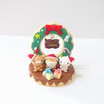 クリスマスアイシングクッキー(リース、ねこ)
