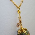 黄色い宝石のオルゴナイト＜天然石使用＞