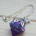 紫の宝石のオルゴナイト＜天然石使用＞