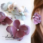 【ピアス・イヤリング】秋冬フラワーピアス  /かわいい/花/アートフラワー/人気