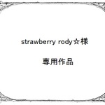 【strawberry rody☆様専用】裂布イヤリング