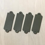 LEATHER OLIVEGREEN RIBBON BELT PARTS