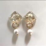 ドライフラワー ピアス