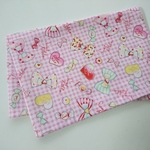 〈ﾗﾝﾁｮﾝﾏｯﾄ〉30×40  ハートとリボン(ピンク)