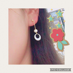 【送料無料】パールリングイヤリング・ピアス
