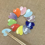 パステルカラー花びらのお箸置き