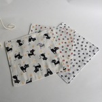 子供ハンカチセット（ねこさんと足あと）３枚セット