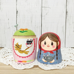 にゃんこ大好き❤️マトリョーシカ羊毛針山