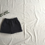 【受注制作】フレンチフランネルのシンプルショートパンツ 木いちご 90/100