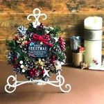 19cm/チョコレートベリーパイのクリスマスリース