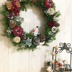 幸せのクリスマスリース☆プリザーブド    S