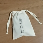 とんでったシバイヌのミニ巾着