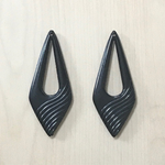 VINTAGE DESIGN DIAMOND BLACK BEADS