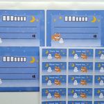 ★宛名シール＆Thank Youシール☆雪空とわんこ★