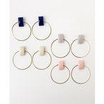 beads×bighoop　color 　ピアス/イヤリング