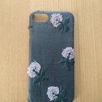 ★再入荷★*受注製作*ミナペルホネン*skip*チャコール*mina perhonen*iPhoneケース*iPhoneカバー*スマホケース*スマホカバー