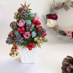 お花と木の実のクリスマスツリー🎄