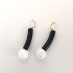 【 ブラック×クラッシュ  ピアス 】