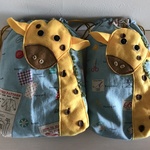 キリンさんのたてなが巾着2種