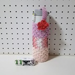 水筒カバー&ペットボトルカバー、コサージュ付き♥