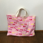 リボンのレッスンバッグ★ピンク