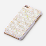 iPhoneケース 天然貝仕様 7/7Plus/6/6s/6Plus/6splus（白カバー・鞠）＜螺鈿アート＞