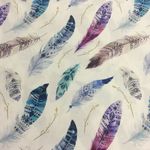 海外 ファブリック フェザー　羽　 生地 布