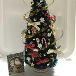 hand made ミニチュアドールハウス クリスマスツリー