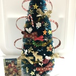 hand made ミニチュアドールハウス クリスマスツリー