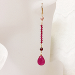 Wine Drop ロングピアス