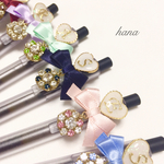 イニシャル付き♡選べるリボンペン