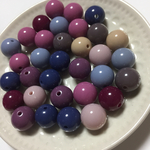 アースカラーアクリルビーズ アソートパック