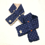 ふわふわあったか♡星柄ファーマフラー