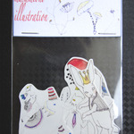 onomasamiイラストレーションステッカー