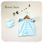 再5販💫森のくまさん刺繍 タオルエプロン０歳〜４歳✨