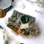 Mokuba× fur  Ribbon  ヘアクリップ