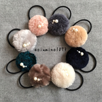 冬の贈り物＊ふわもこあったかムートンヘアゴム