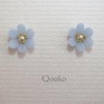 ガラスの花　（ペールブルー・ハナビラ6枚）