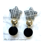 デニムスター×フロッキーデザイン✨ピアス/イヤリング