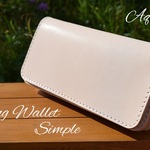 moripa様オーダー Long Wallet オイルヌバック（ピンク）