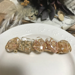 SALE中♡お花のかけらバレッタ（pink）