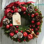 *クリスマスリース *  ブルーアイス apple very  very。.:*:・'°☆