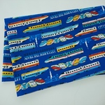 〈ﾗﾝﾁｮﾝﾏｯﾄ〉25×35 電車柄④(ブルー)  