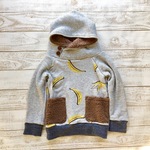 【や様ご依頼品】size120☆バナナ柄モイフーディ
