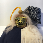 獅子舞だるま 【金獅子】