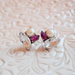 ♡感謝セール♡ Petit Bijoux ピアス イヤリング＊Purple＊