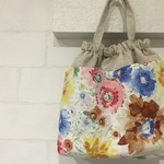 バッグインバッグ*flower おむつポーチ